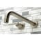 Kingston Brass KS8058CML Wall Mount Tub Faucet, Brushed Nickel KS8058CML - alternate 4